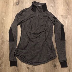 Lululemon Athletica Black and Gray Top
